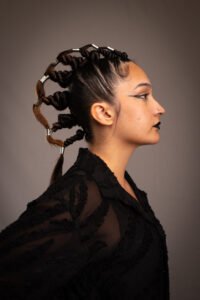 Up-do styling